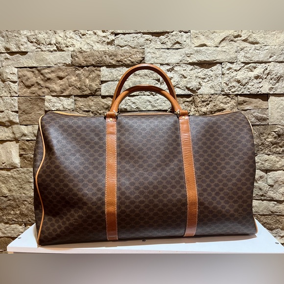 Authenticated CÉLINE Celine Macadam Pattern Hand Bag - Women like NEW! 🧡 - Picture 3 of 5